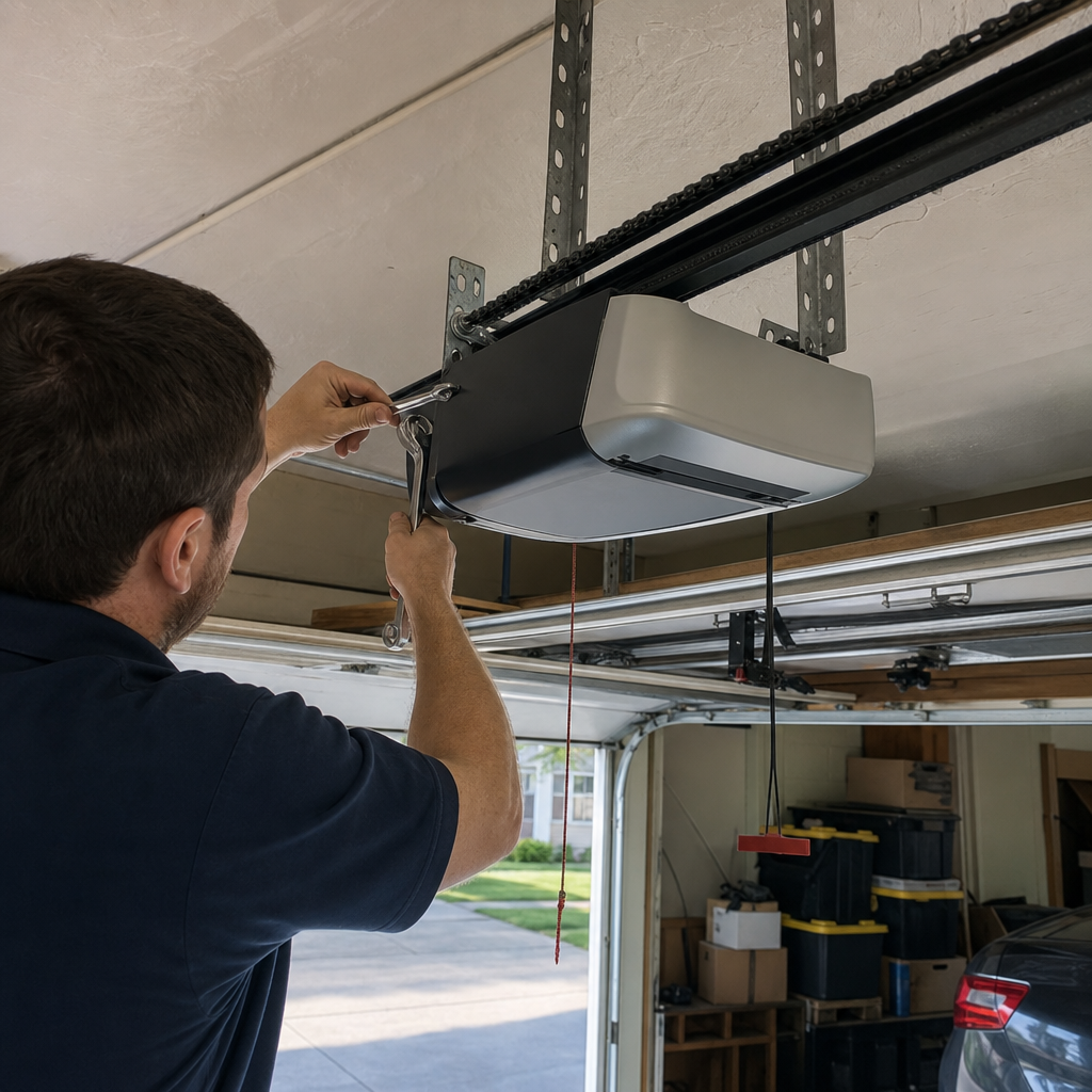 professional garage door opener service